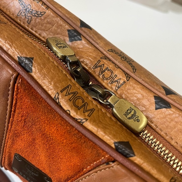 MCM COGNAC VISETOS HANDBAG - Picture 9 of 16